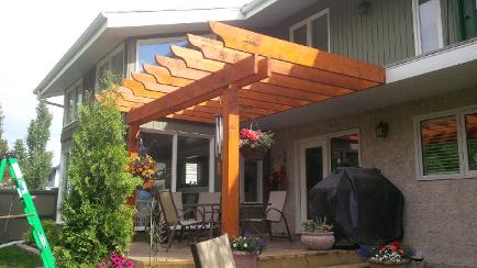 Fir Timber Pergola